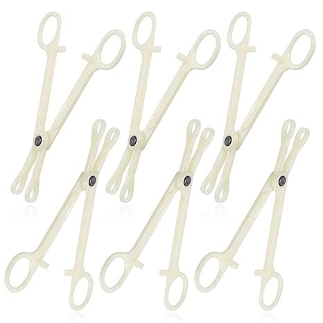 Disposable Piercing Clamps Forceps 25pcs
